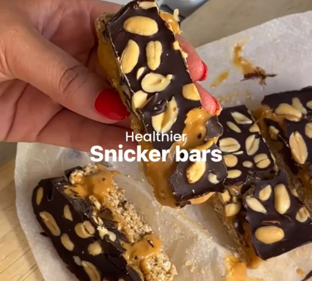 Healthier Snicker Bars