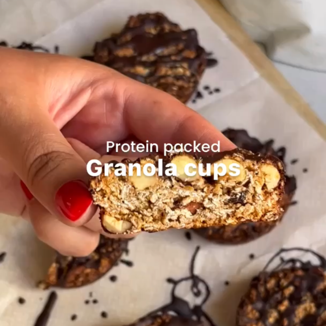 Protein Packed Granola Cups