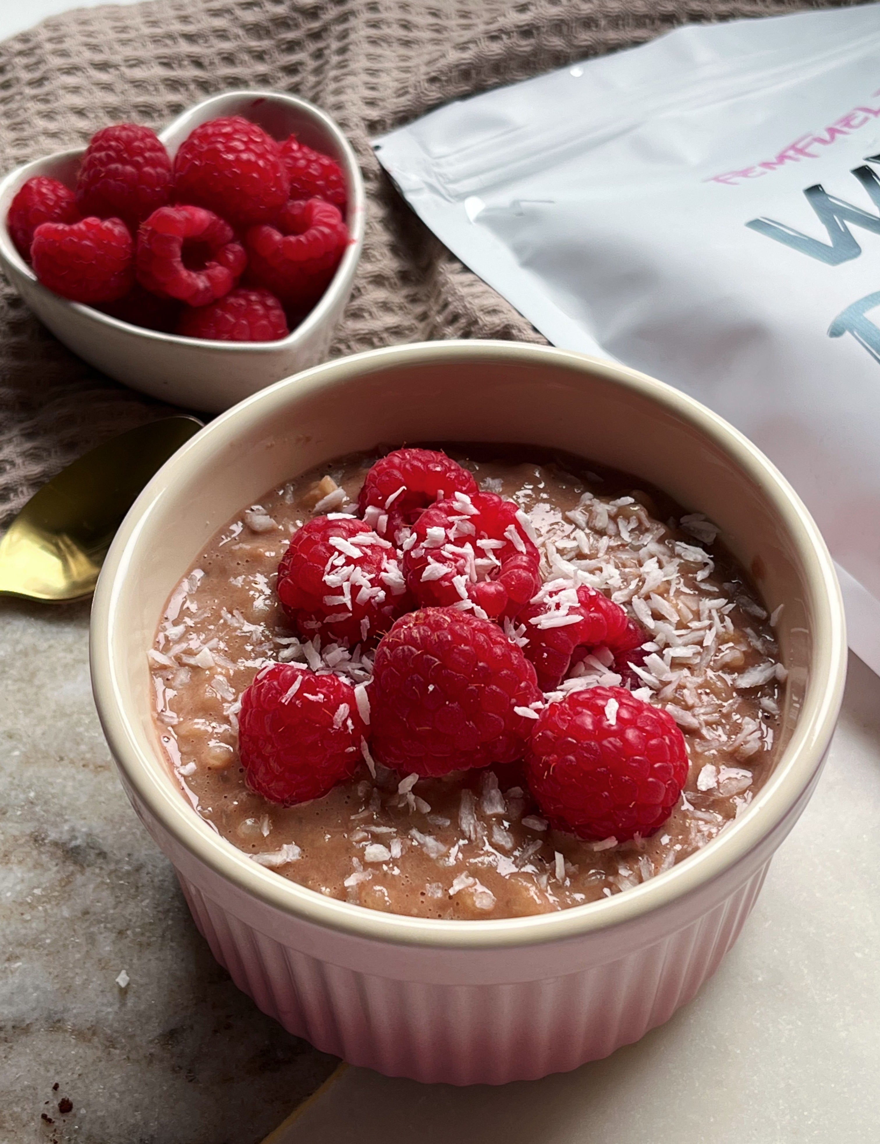 High Protein Chocolate Rice Pudding