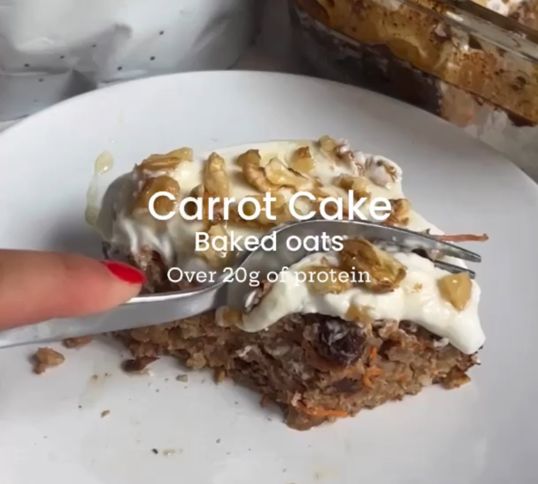 Carrot Cake Baked Oats