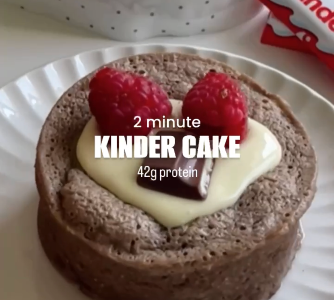 2 Minute Kinder Cake
