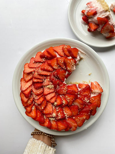 High Protein Strawberry Cheesecake!