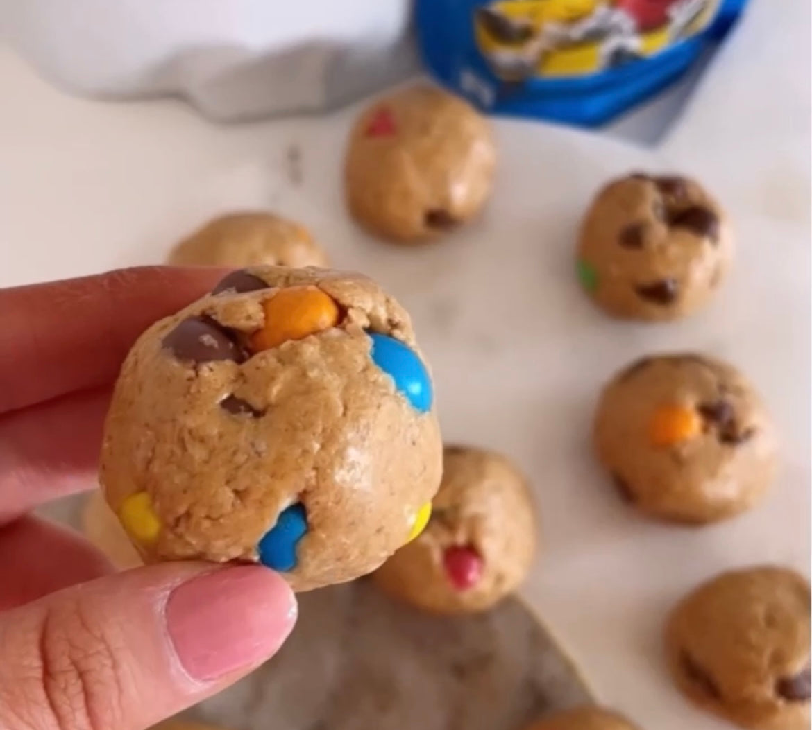 Cookie Monster Protein Balls