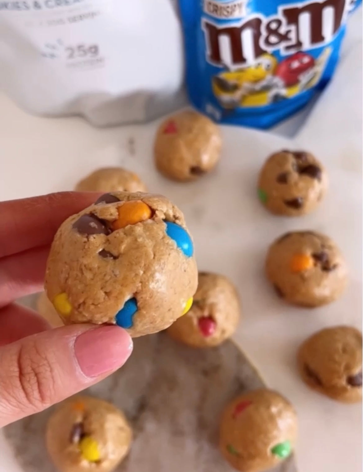 Cookie Monster Protein Balls