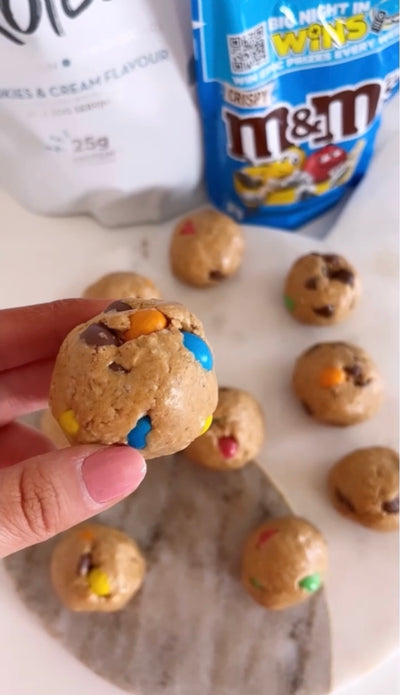 Cookie Monster Protein Balls
