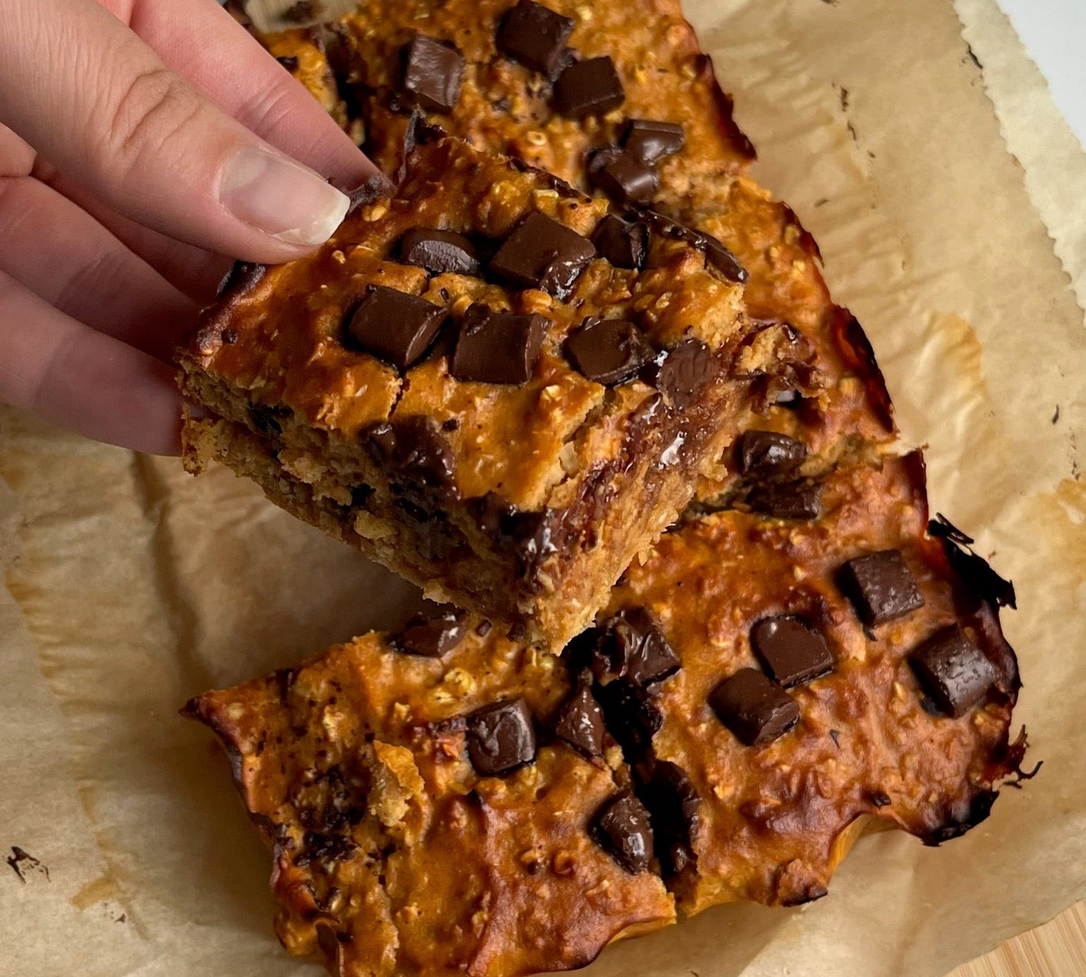 Pumpkin Spiced Oat Bars 🍁⚡️