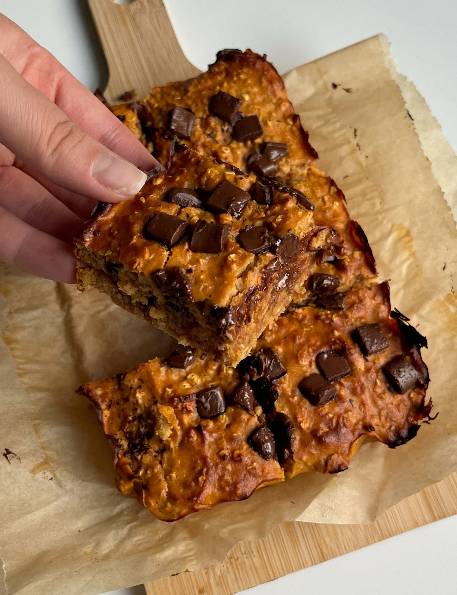 Pumpkin Spiced Oat Bars 🍁⚡️